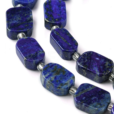 Natural Lapis Lazuli Beads Strands G-C098-A06-01-1