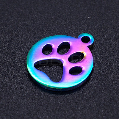 Ion Plating(IP) 304 Stainless Steel Pet Charms STAS-Q201-JN211-1