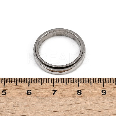 304 Stainless Steel Enamel Rotating Finger Rings RJEW-A074-04P-1