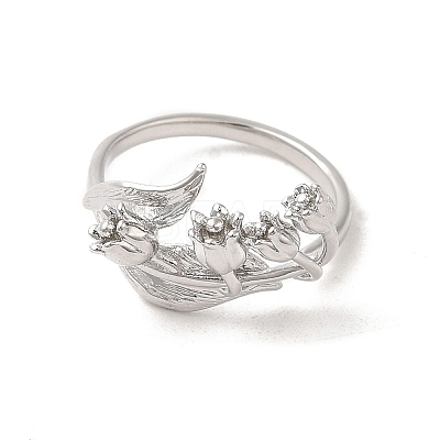 Brass Cuff Rings KK-Q773-23P-1