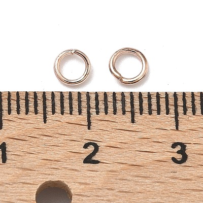 Iron Open Jump Rings IFIN-R209-0.7x4-RG-1