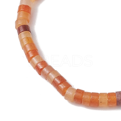 Natural Red Aventurine and Pearl Beads Btacelets BJEW-JB10681-04-1