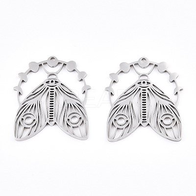 Non-Tarnish 304 Stainless Steel Pendants STAS-T063-212P-1