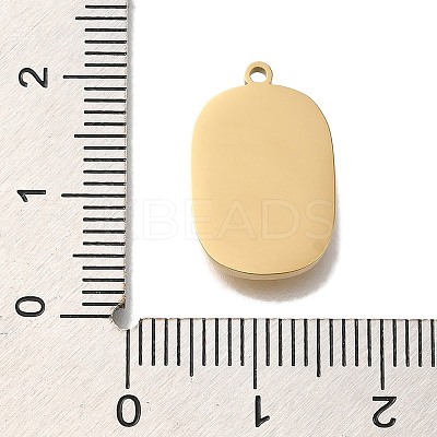Ion Plating(IP) 304 Stainless Steel Rhinestone Pendants STAS-P371-061G-1