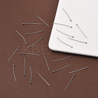 Non-Tarnish 304 Stainless Steel Ball Head pins X-STAS-R051-30mm-1