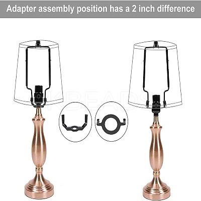 Iron Lamp Shade Harp Holder AJEW-OC0002-06-1