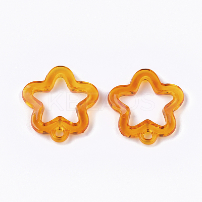 Transparent Acrylic Pendants X-TACR-S133-074-1