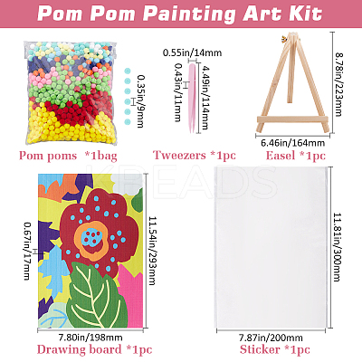 DIY Soft Balls Painting Kit for Children DIY-GF0010-13D-1
