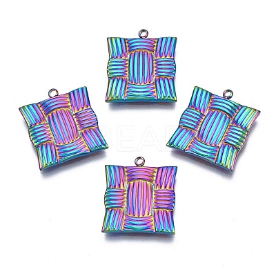 Ion Plating(IP) 304 Stainless Steel Pendants STAS-N098-028-1