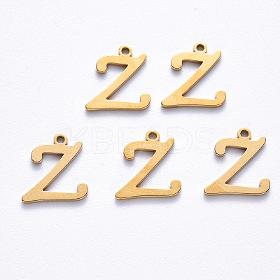 PVD Vacuum Plating 201 Stainless Steel Charms STAS-R105-Z-G-1