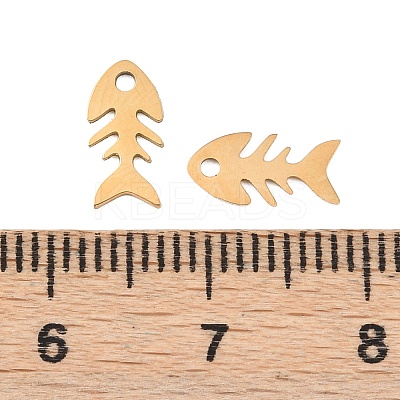 304 Stainless Steel Charms STAS-D390-02G-1