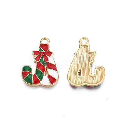 Rack Plating Alloy Enamel Charms LS-X-ENAM-N055-163-1
