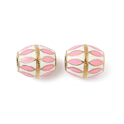 304 Stainless Steel Enamel Beads STAS-P380-81G-03-1