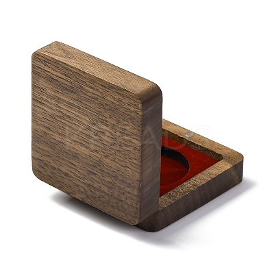 Wood Coin Medal Storage Box AJEW-XCP0002-74B-1