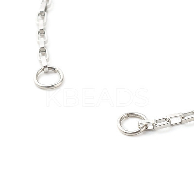 Tarnish Resistant 304 Stainless Steel Box Chain and Bracelet Making AJEW-JB01063-1