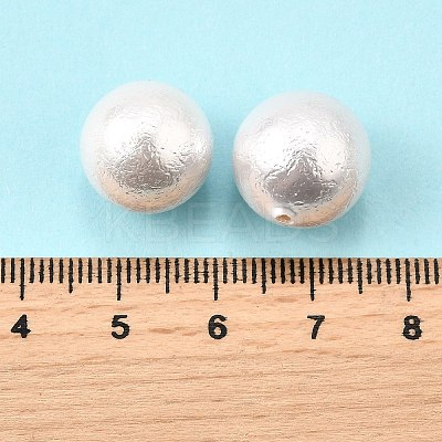 Electroplate Shell Pearl Beads BSHE-K016-14mm-1