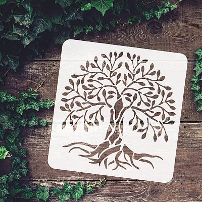 Plastic Reusable Drawing Painting Stencils Templates DIY-WH0172-231-1