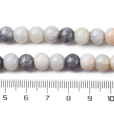 Ombre Effect Dyed Glass Beads Strands X-GLAA-T031-01O-03-1