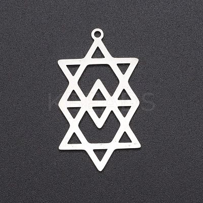Non-Tarnish 201 Stainless Steel Pendants STAS-S105-LA234-1