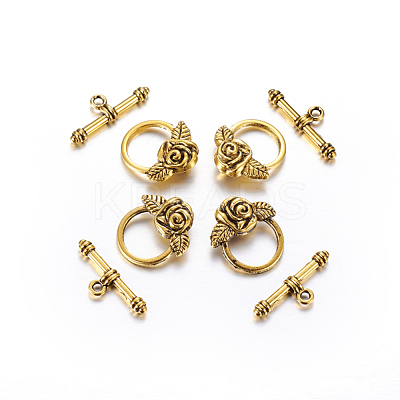 Tibetan Style Toggle Clasps GLF0026Y-1