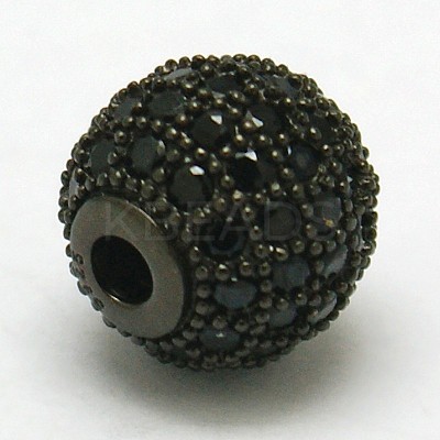 Round 925 Sterling Silver Beads STER-O021-01B-6mm-1