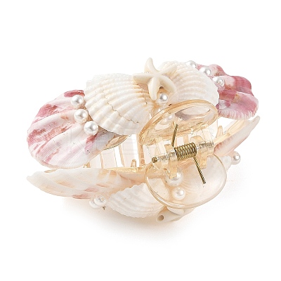 Bowknot Shape Natural Shell Claw Hair Clips PHAR-TA000006-1
