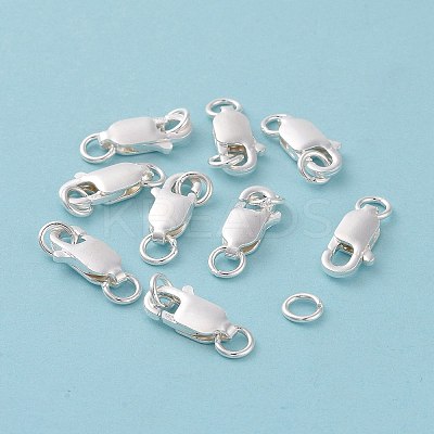 925 Sterling Silver Lobster Claw Clasps STER-A001-43-1