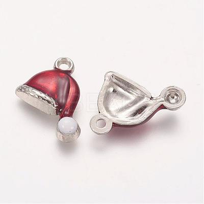 Brass Enamel Pendants KK-Q217-1-FF-1