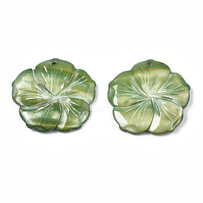 Natural Freshwater Shell Pendants X-SHEL-S276-164-1