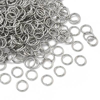 Tarnish Resistant 304 Stainless Steel Open Jump Rings STAS-E067-08-10mm-1