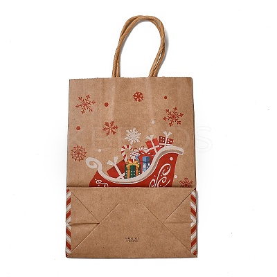 Christmas Theme Rectangle Paper Bags CARB-F011-01D-1