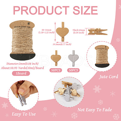 DIY Photo Paper Craft Clips Making Kit DIY-YS0001-73-1