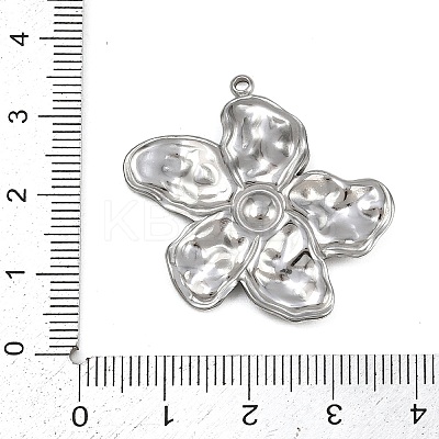 304 Stainless Steel Resin Pendants LS-STAS-G363-08P-1