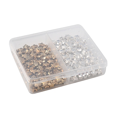 200Pcs 2 Colors CCB Plastic Beads CCB-YW0001-13-1