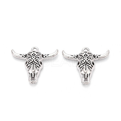 Tibetan Style Alloy Pendants TIBE-N014-05AS-1