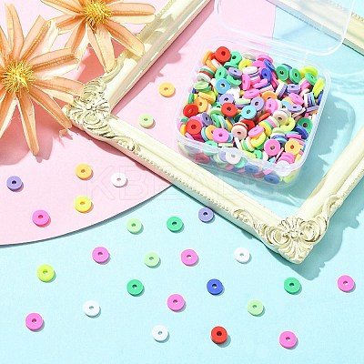 Handmade Polymer Clay Beads CLAY-YW0001-83-1