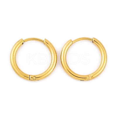Ion Plating(IP) Round Ring 304 Stainless Steel Hoop Earrings for Women EJEW-G388-02C-G-1