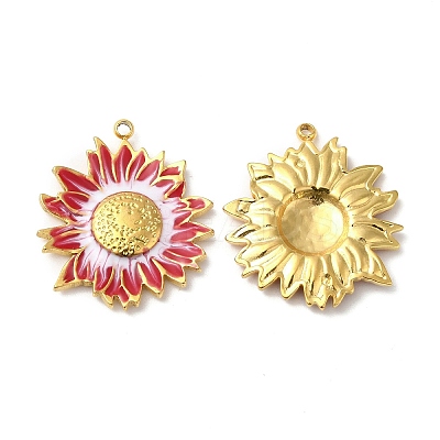 Real 18K Gold Plated 304 Stainless Steel Pendants STAS-A084-29G-01-1
