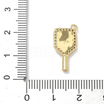 Brass Micro Pave Cubic Zirconia Pendants KK-I476-29A-G-1