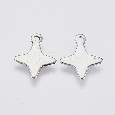 Tarnish Resistant 201 Stainless Steel Charms STAS-P225-009P-1