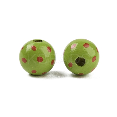 Wood European Beads WOOD-M014-02A-1