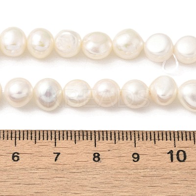Natural Cultured Freshwater Pearl Beads Strands PEAR-A006-09F-1
