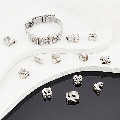 Zinc Alloy Slide Charms FIND-WH0120-12P-1