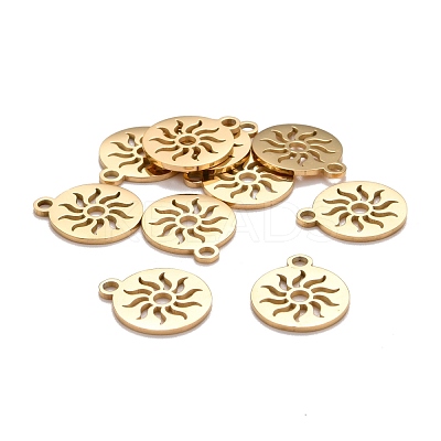 201 Stainless Steel Pendants STAS-D451-20G-1