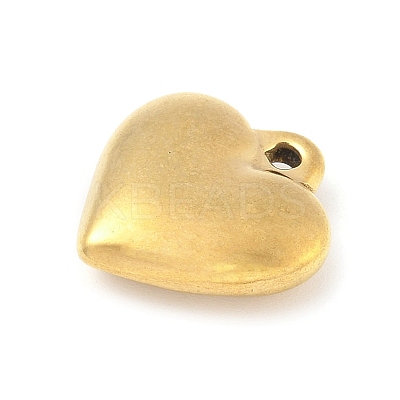 304 Stainless Steel Heart Pendants LS-STAS-R162-01G-05-1