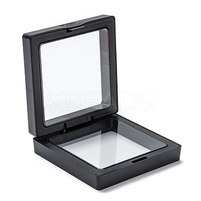Square Transparent PE Thin Film Suspension Jewelry Display Box CON-D009-01B-03-1