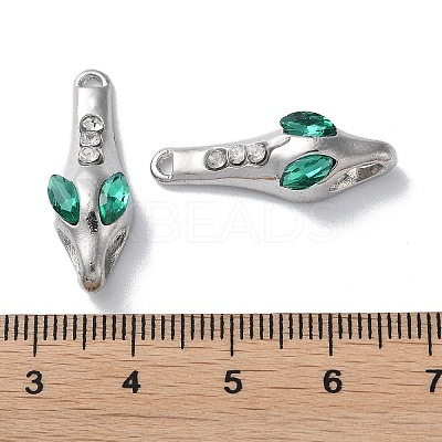 Alloy with Rhinestone Pendant FIND-Z014-15P-1