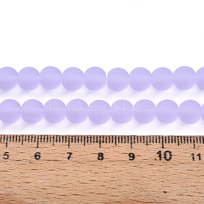 Transparent Glass Beads Strands GLAA-T032-T8mm-MD01-1