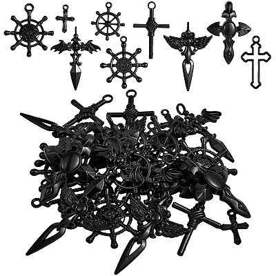 36Pcs Halloween Alloy Pendants JX194A-1