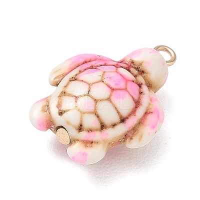 Brass & Resin Pendants RE-CBA9A00-01G-01-1